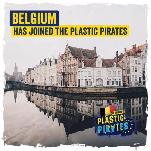 Belgium has joined The Plastic Pirates Belgium has joined The Plastic Pirates